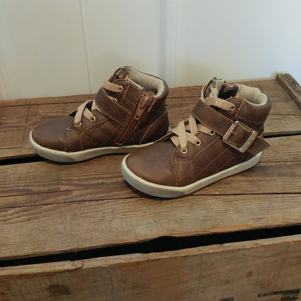 Jumping Jacks Toddler brown sneaker